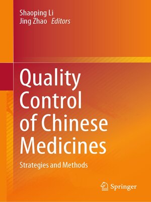 cover image of Quality Control of Chinese Medicines
